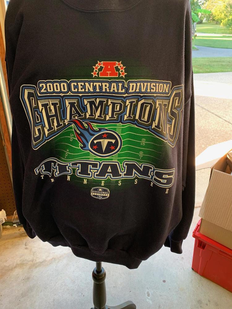 Vintage RARE Titan's 2000 Championship Navy Pullover